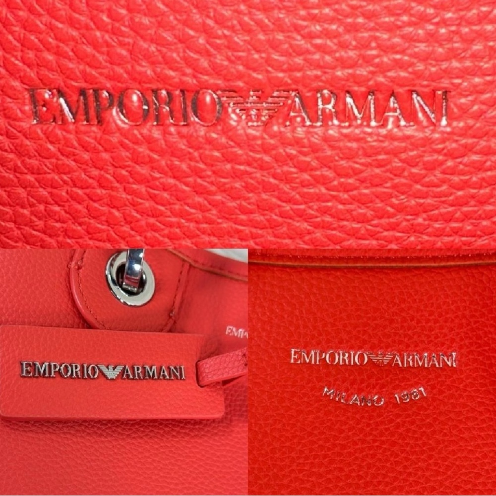 Emporio Armani Red Women's Bag - Picture 8 of 11